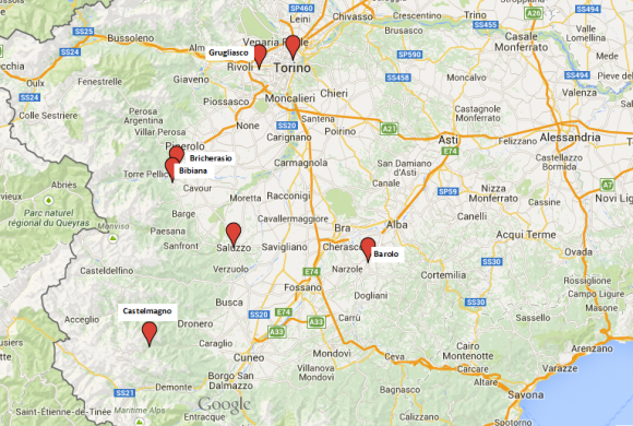 mappa tour con segnaposto