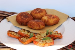 POLPETTE DI MELANZANE ROSSE DI ROTONDA