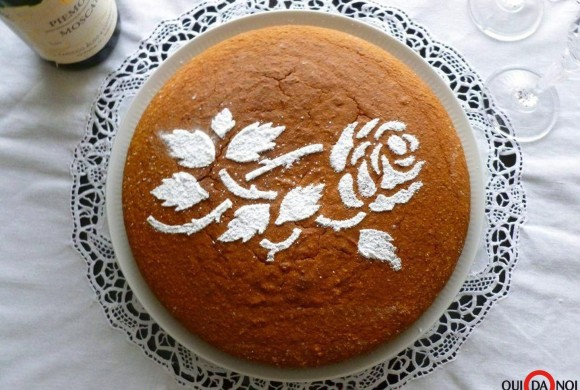 TORTA DI ZUCCA, MAIS E MANDORLE