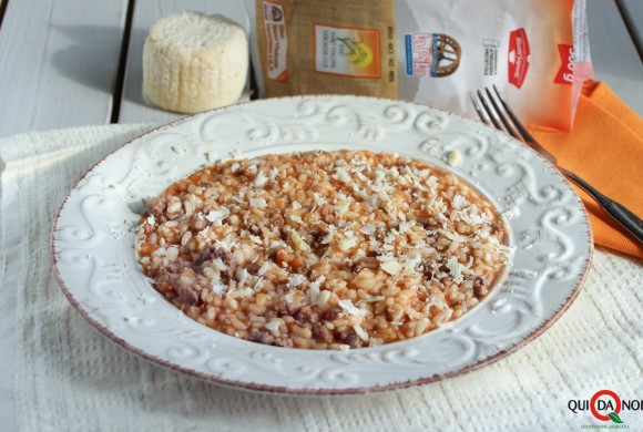 RISOTTO AL RAGU’ SEMPLICE E CAPRINO