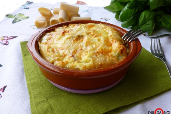 TIMBALLO DI PACCHERI E CACIOCAVALLO