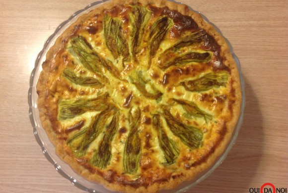 QUICHE CON FIORI DI ZUCCHINA