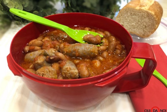 Fagioli all’uccelletto con salsiccia