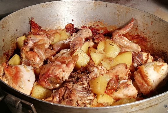 Pollo e patate al forno