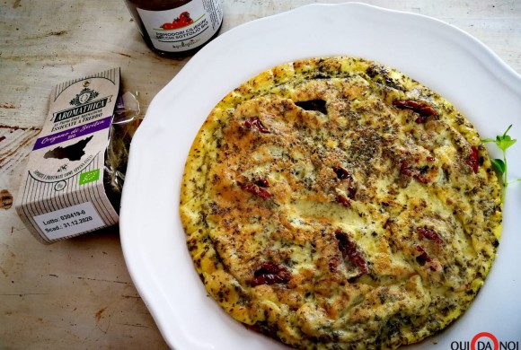 Omelette all’origano e pomodorini secchi