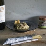 Bucatini ai tre carciofi e guanciale