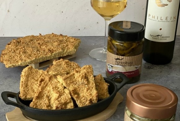 Focaccia di ceci per l’aperitivo con i prodotti Agricoltura Capodarco